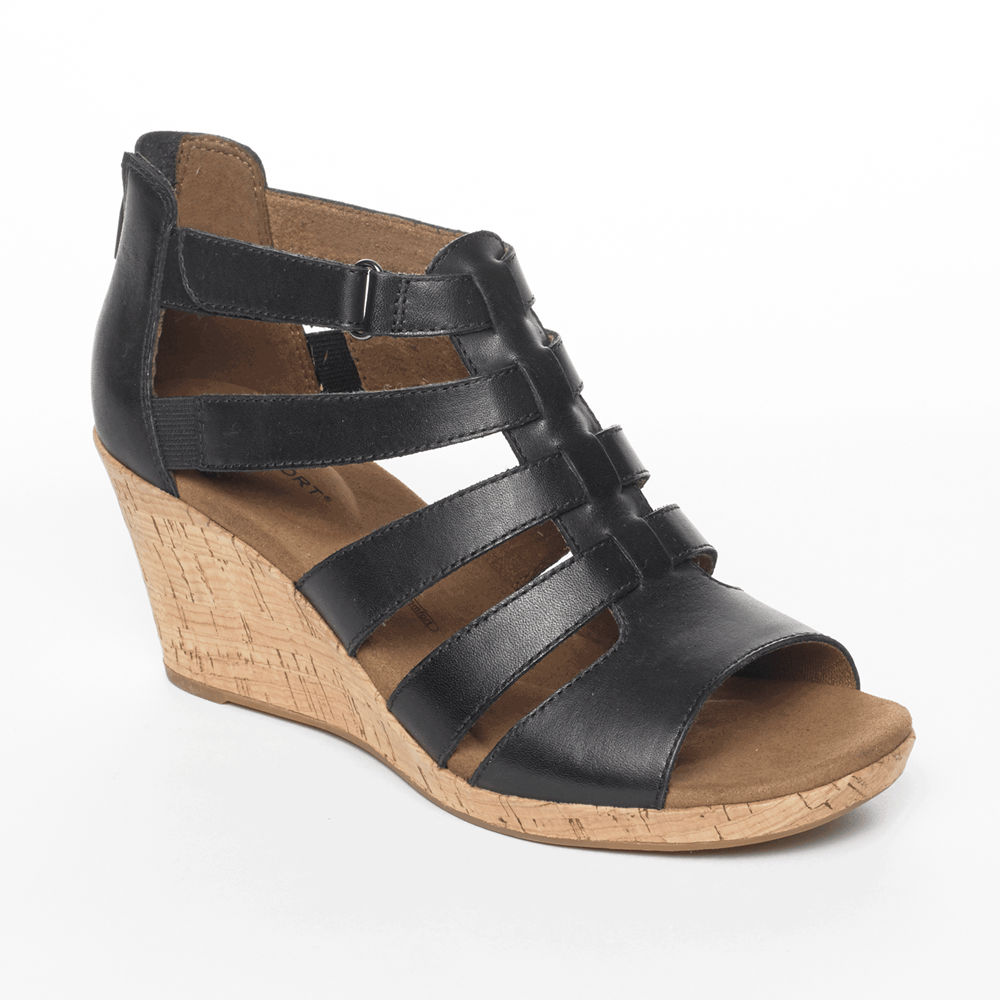 Rockport Womens Briah Gladiator - Sandals Black - OME689714